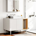 Meuble sous lavabo WC — Design bois & rangement